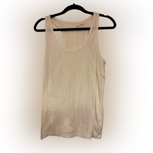 White Racerback Tank